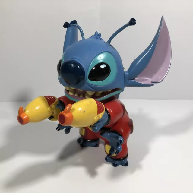 Disney Lilo & Stitch Action Figure Stitch with Laser Guns 8 PVC  Collectible Toy