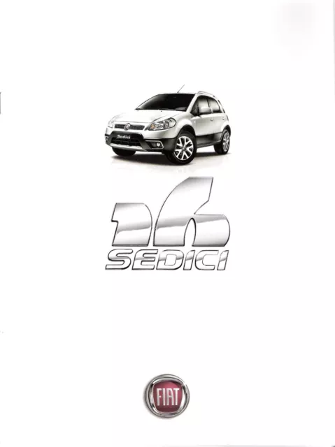 Prospekt / Brochure Fiat Sedici 09/2009