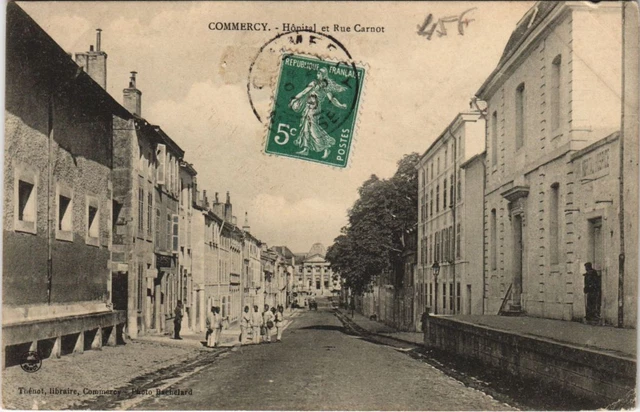 CPA COMMERCY Hopital et Rue Carnot (125885)