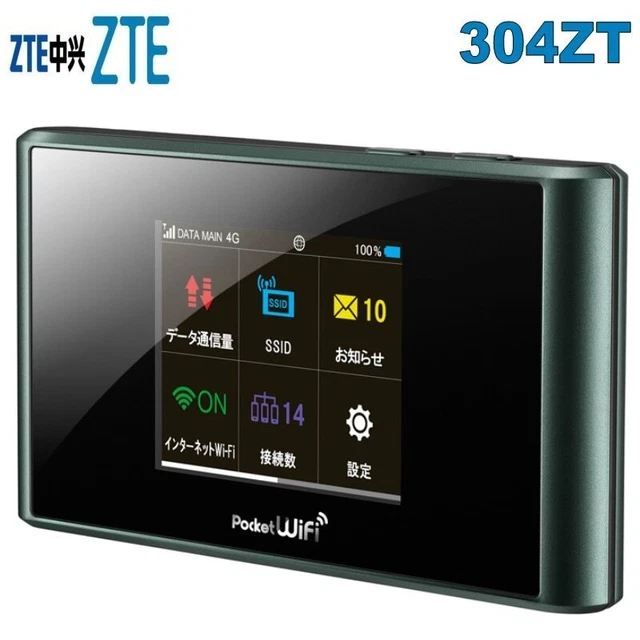 ZTE 303ZT 4G LTE Pocket WiFi SoftBank Portable WIFI Built-in Battery of 2700mAh