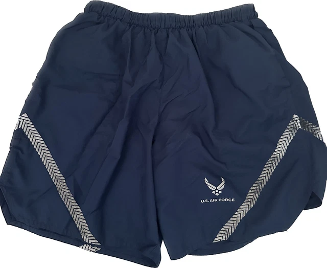 U.S Air Force Mens Shorts Trunks Physical Training Uniform PTU Size Small Blue