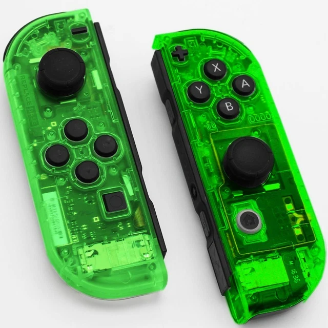 Nintendo switch joy discount con clear shell