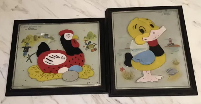Vintage “A Child Guidance Toy”-Lot Of Two-Duck And Chicken Puzzle