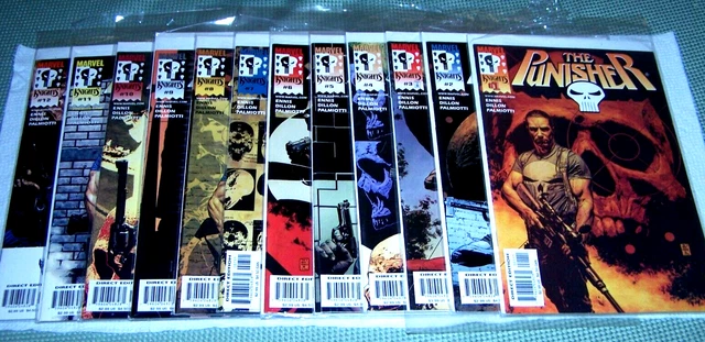 The Punisher Marvel Knights Issues #1-12 Complete 2000 Series Garth Ennis EC