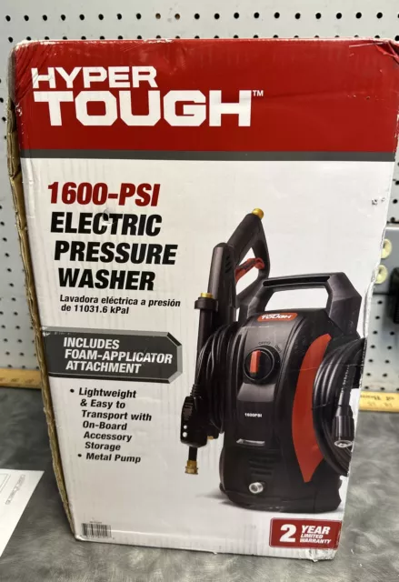 Hyper tough 1600 psi outlet pressure washer