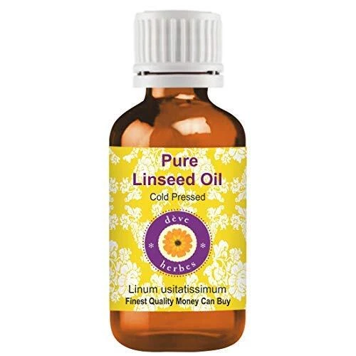 Deve Herbes Pure Linseed Oil (Linum Usitatissimum) 100% Natural Therapeutic Grad