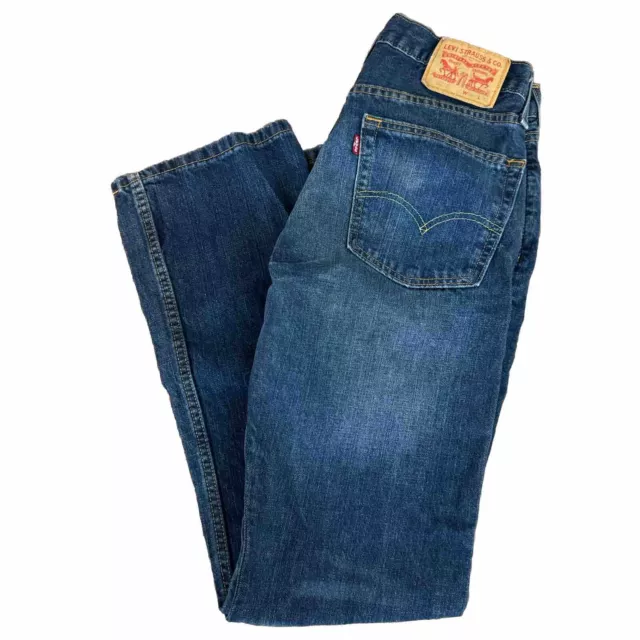 Levi's 527 Low Boot Cut Blue Denim Jeans Men's Size 30x32