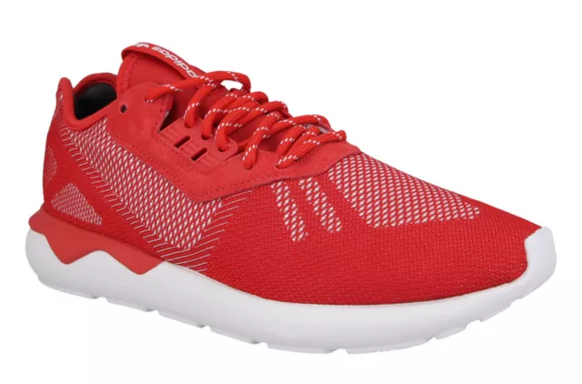 Scarpe da ginnastica Adidas Originals Tubular Runner Weave da uomo scarpe rosse - B25597