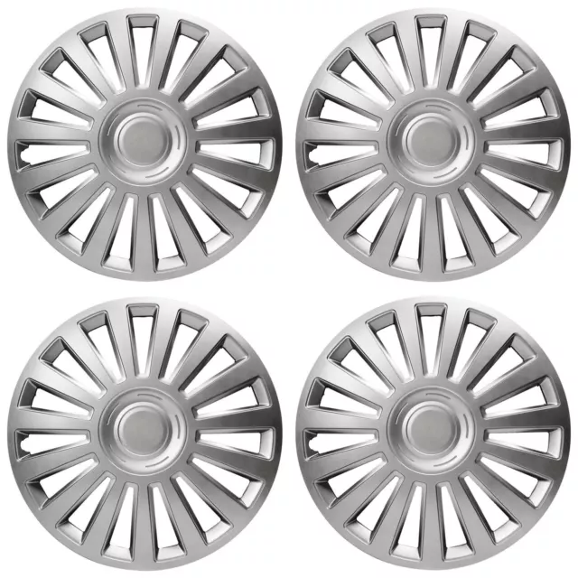 4 x Coprimozzi Cerchi Lux 16" Copri Adatta Peugeot 306 307 309 407 605