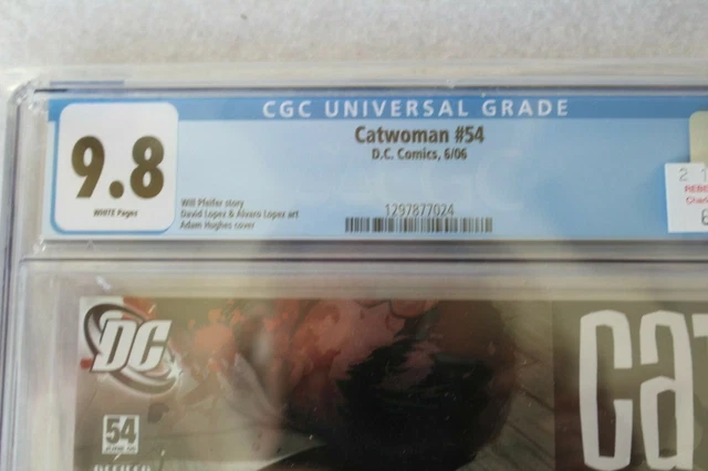 Catwoman 54 June 2006 CGC Graded 9.8 Adam Hughes Cover DC Comics Batman 4