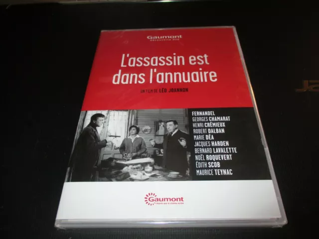 DVD NEUF "L'ASSASSIN EST DANS L'ANNUAIRE" Fernandel, Georges CHAMARAT