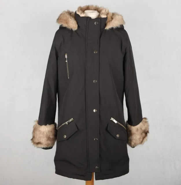 Cappotto invernale spesso foderato in pelliccia sintetica RIVER ISLAND per ragazze età 11-12 anni