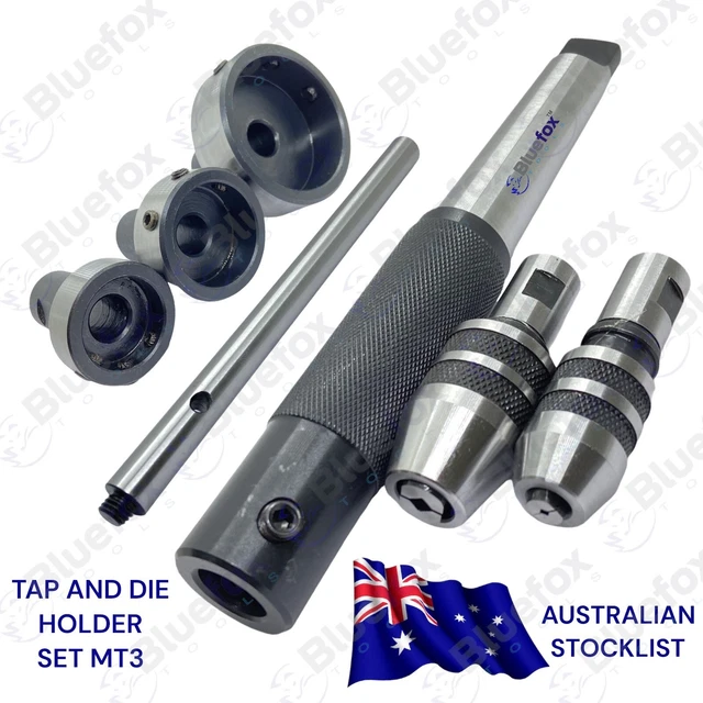 thumbnail image 2 of ASSORTS Precision Lathe Tailstock Iperial Rigid Die Holder For... 2 of 10