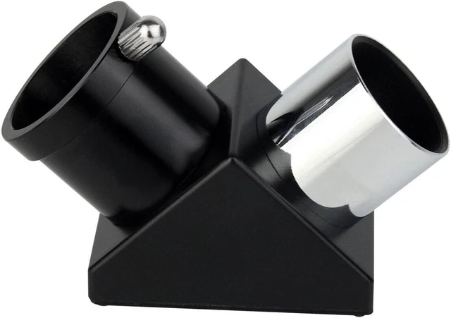 SVBONY 1.25" 90° Diagonal Mirror for Refractor Telescopes - Perfect for