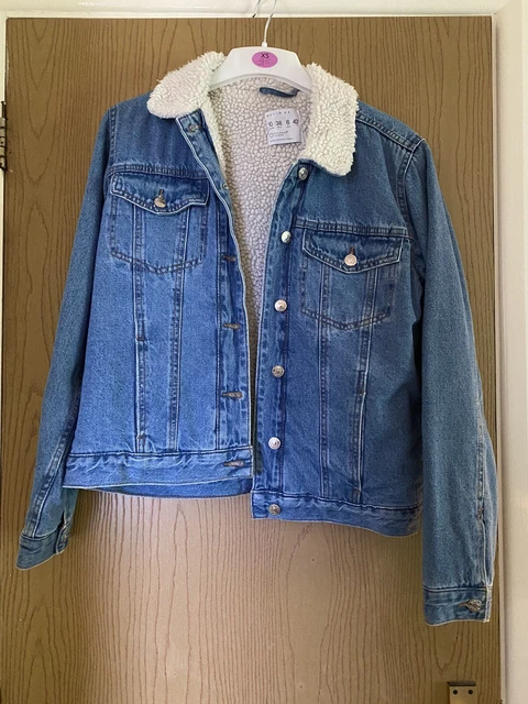 Borg lined sales denim jacket primark