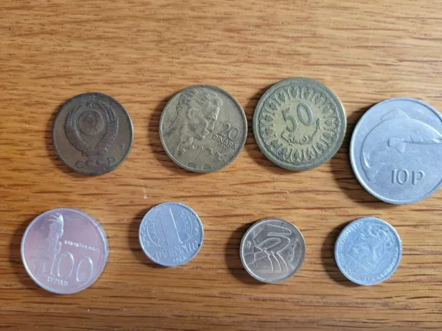 Ausländische Münzen DDR CCCP Irland Dinar