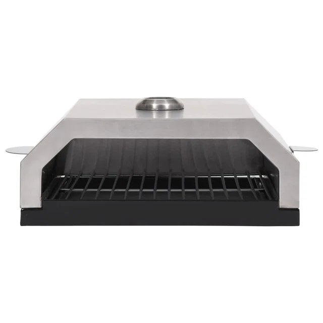 Pizzaofen mit Keramikstein für Gas-Kohlegrill 8