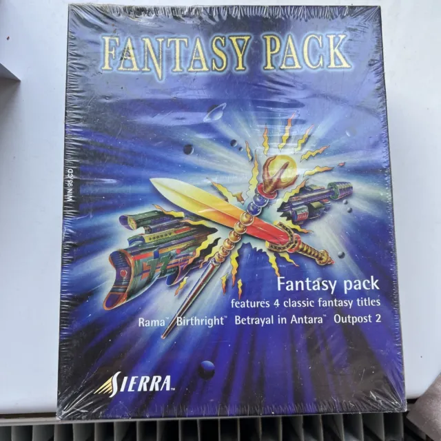 Sierra Fantasy Pack  Big Box PC CD Rama, Birthright Outpost 2 Betrayal In Antara