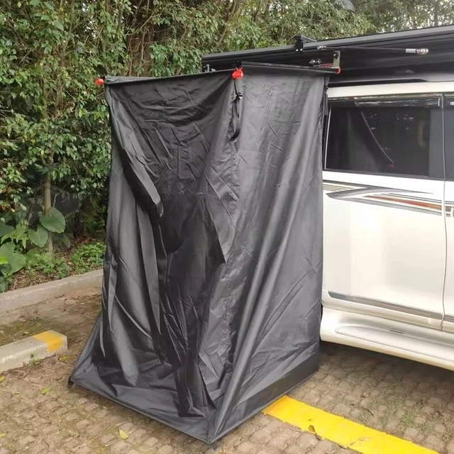 Tente De Douche Latérale Voiture 180x100x100cm - Vestiaire Portable Pliable Pour Camping