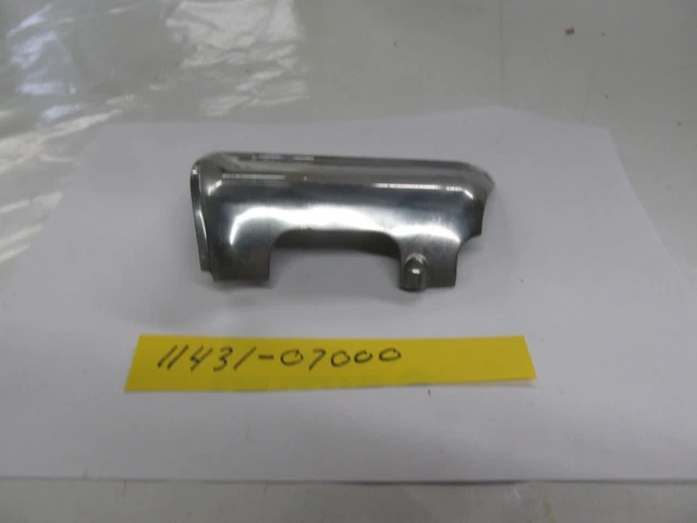 Suzuki B100P B105P nos carburetor cover polished 11431-07000 Suzuki B100P B105P nos carburetor cover polished 11431-07000