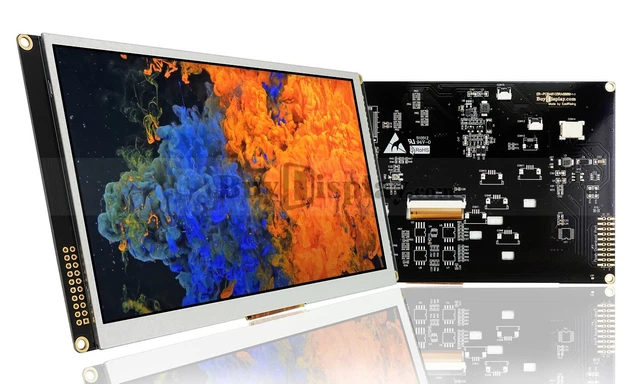 7 inch 1024x600 LCD Screen with RA8889 Controller Board,128M SDRAM