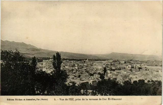 CPA AK Fez - View of Fez - Capture of the Terrace of Dar El-Hmoumi MOROC (963558)