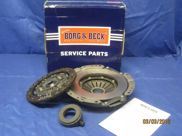 MG NEW BORG AND BECK MGB 1800 3 PIECE CLUTCH KIT, COVER ,PLATE & BEARING rd7