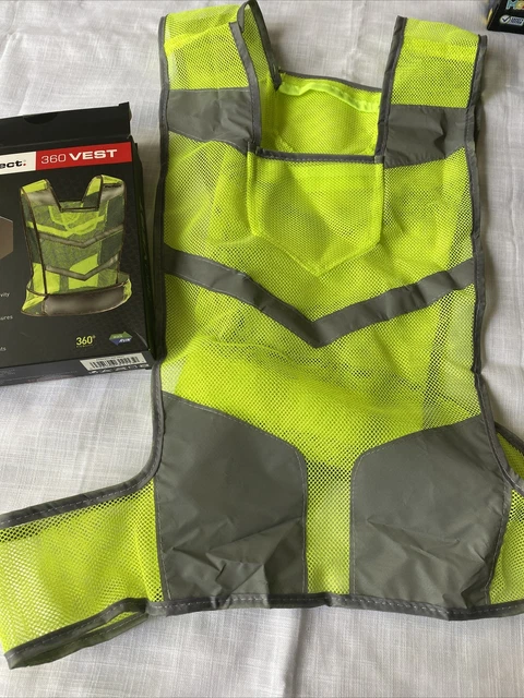Runner Reflective Safety Vest Yellow  Perfect 360 Vest Fitness High Visibility