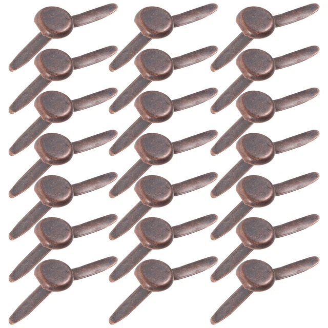 50 PCS METAL Child Brads for Card Making Mini Paper Fasteners £4.38