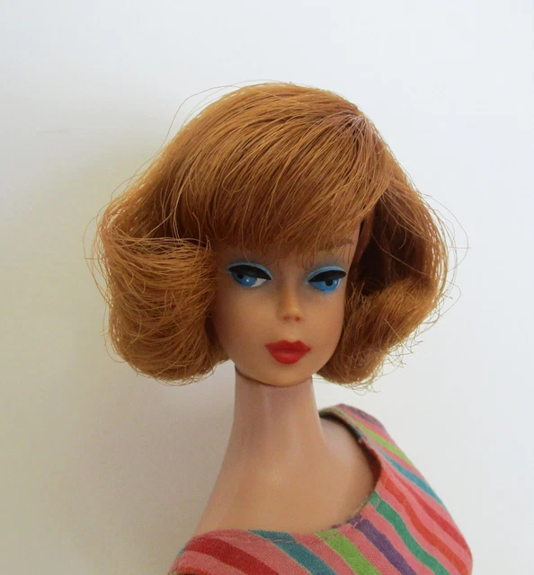 BEAUTIFUL VINTAGE MATTEL Barbie Doll Side Part American Girl Titian Red