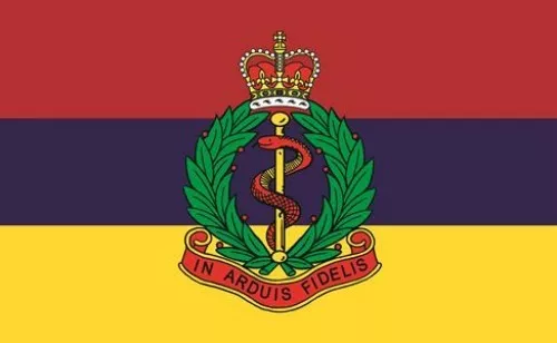 ROYAL ARMY MEDICAL CORPS FLAG 5' x 3' RAMC British Army Military Armed Forces