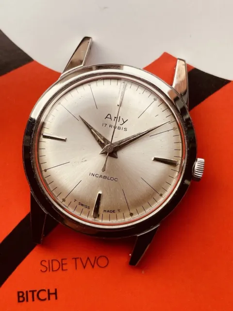 Arly - Stainless Steel Watch - 100% original - SERVICED