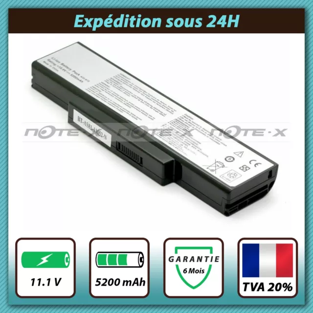 Batterie Compatible Pour Asus A32-K72 A32-N71 90-NX01B1000Y 11.1V 5200mAh