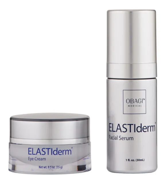 Obagi Elastiderm Eye Cream 0.5 oz & Facial Serum 1 oz. Skin Treatment