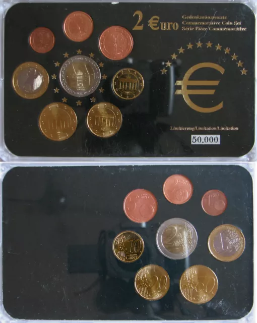 EURO KMS Satz Sonderedition mit 2 EURO Holstentor BRD 2006 nur 50.000