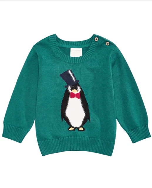 First Impressions Baby Boys Penguin Sweater