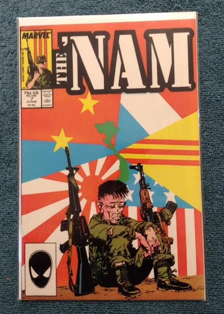 Lot Of Three The Nam Comics From Marvel Comics Issues 6, 7, And 11 2
