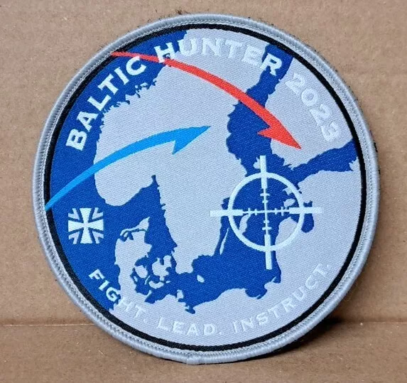 Patch - Luftwaffe - Waffenschule - BALTIC HUNTER 2023 - neu - auf Velcro