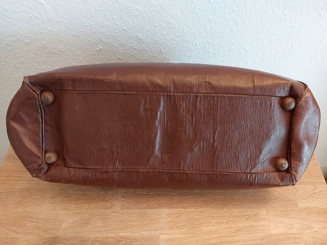 Kleine alte Arzttasche, Hebammentasche, Arztkoffer 3