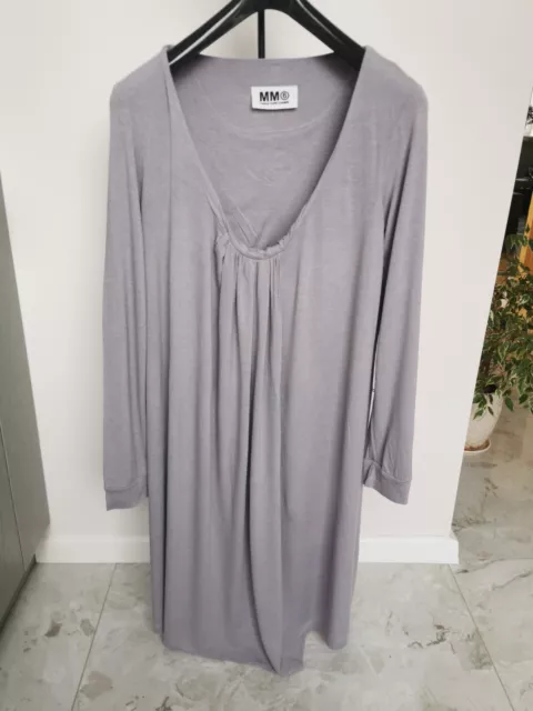 MM6 Maison Martin Margiela Long Sleeve Dress Gray Women’s Size M