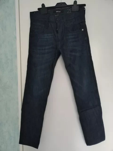 Pantalon jean bleu homme Replay Anbass W28 L32