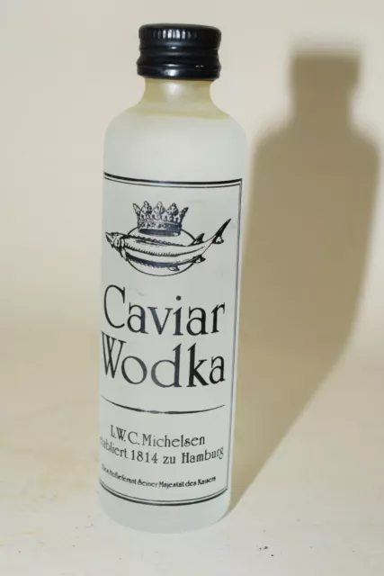 Vodka Caviar 0,04 l  40% mini flasche bottle miniature bottela MICHELSEN HAMBURG