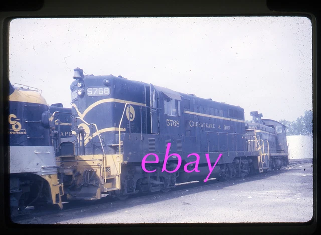 Orig Slide Chesapeake & Ohio C&O #5768 GP7 1964