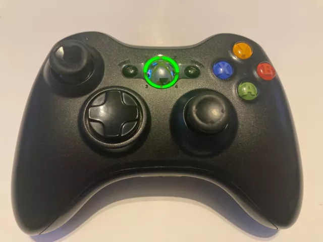 Official Microsoft Xbox 360 Black Wireless Controller Genuine OEM Tested