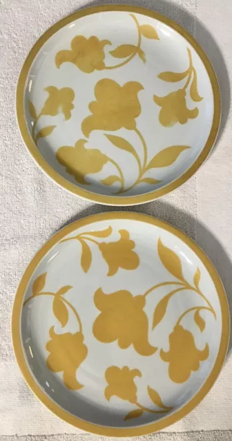 2 Vtg Block  Hearthstone Vista Alegre Ginger 8” Salad / Appetizer Plates