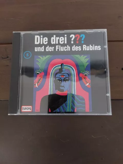 Hörbuch CD  - Die Drei Fragezeichen  und der Fluch des Rubins  - Folge 5