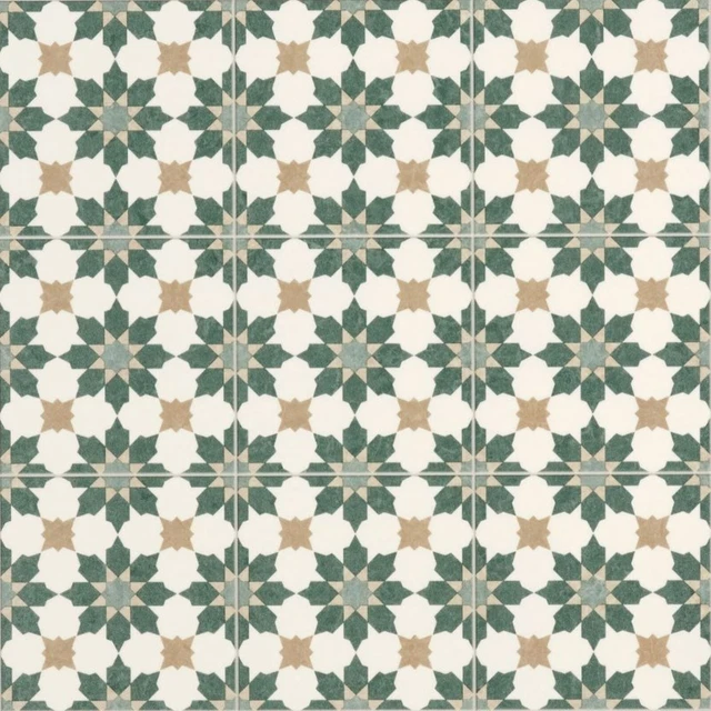 GREEN TILE LINO Flooring Morrocan Stone Effect Conservatory Bathroom