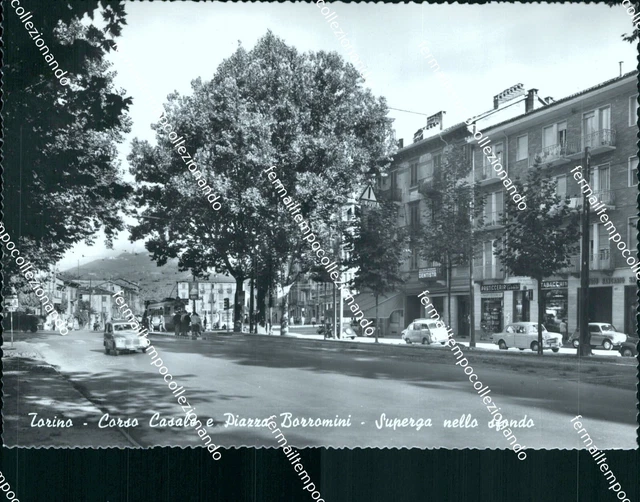 cg321 cartolina torino citta' corso casale piemonte