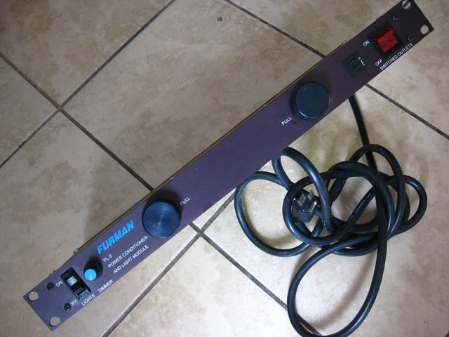 FURMAN PL-8 POWER Conditioner and Light Module Rack Unit USA $65.00 ...