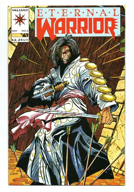 Eternal Warrior #4 Vol. 1 1St Appearance Of Bloodshot Near Mint- Valiant Comics!
